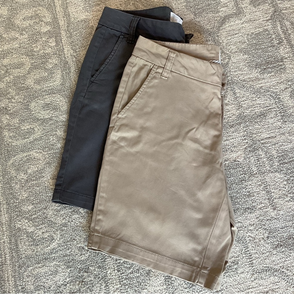 Lot 2 Pair Caslon Twill Shorts